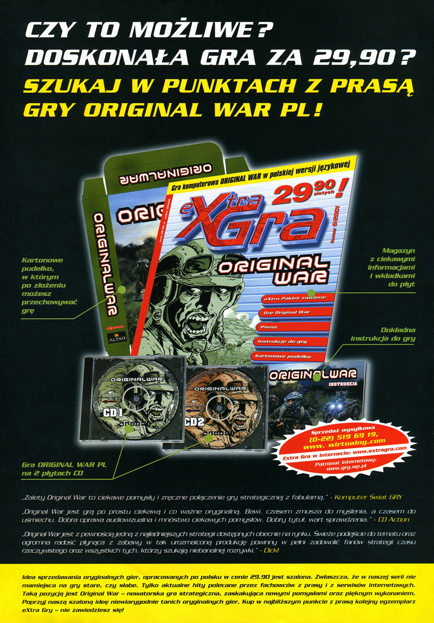 Original War - eXtra Gra - Reklama